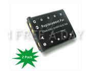 2 Pack 1200mAh Li-40B Li-42B Li-Ion Digital Camera Replacement Battery for Olympus