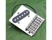 Vintage Chrome Bridge + Pickup for Guitar