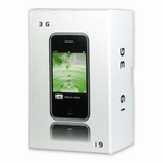 i9 3G Quadband Dual SIM Standby Cell phone MP3/4 Unlocked White Elegant Version